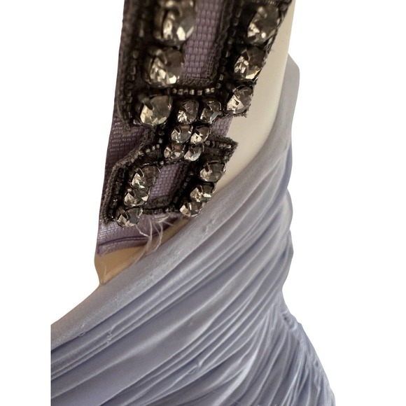 ROBERTO CAVALLI WOMENS VINTAGE SEXY PURPLE EMBELLISHED DRESS SZ 42 6 NWT - Picture 15 of 16